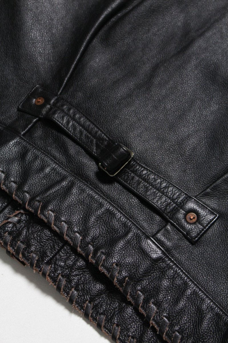 画像8: BOW WOW  LACE-UP LEATHER TRUCKER JACKET (8)