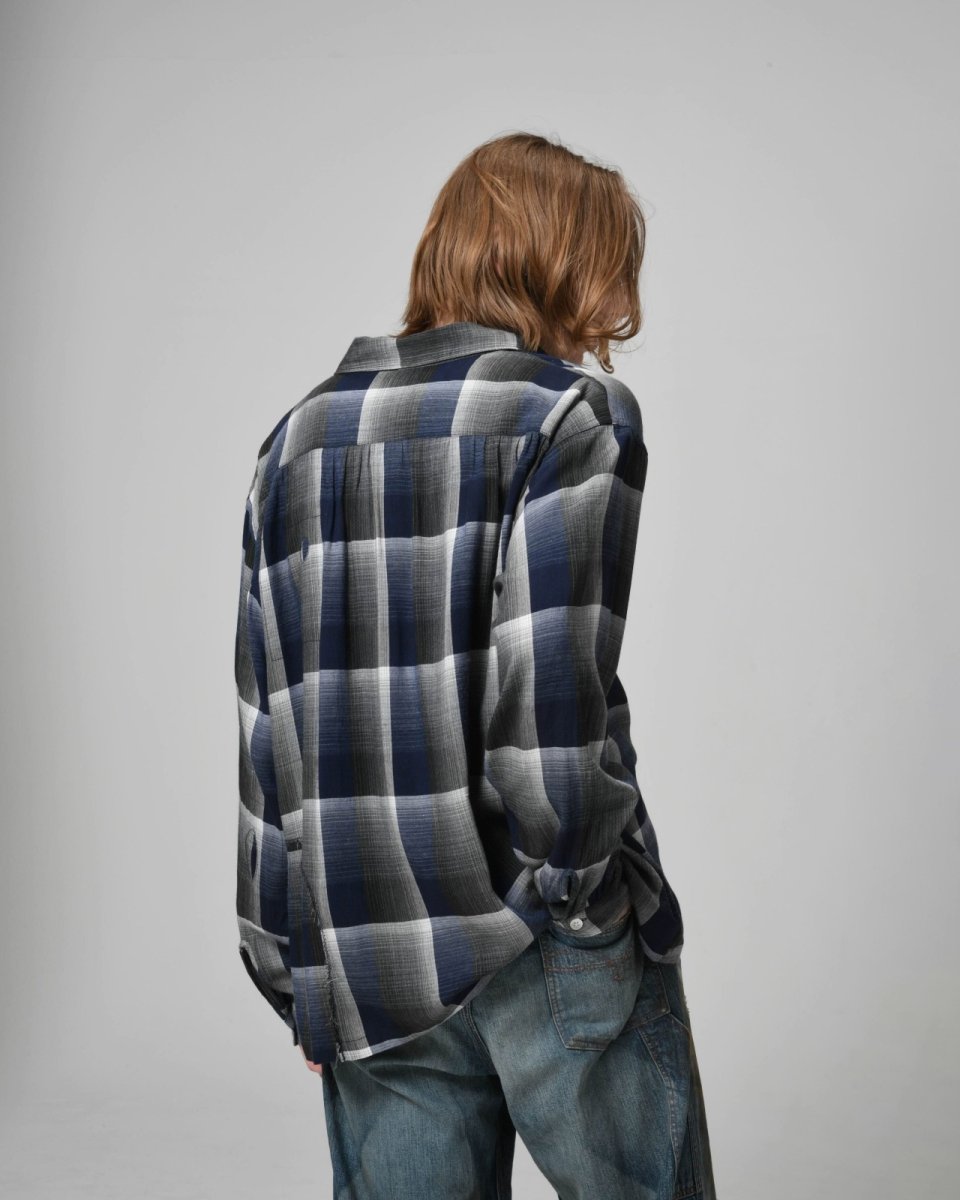 画像12: BOW WOW  CHECK RAYON SHIRT (12)