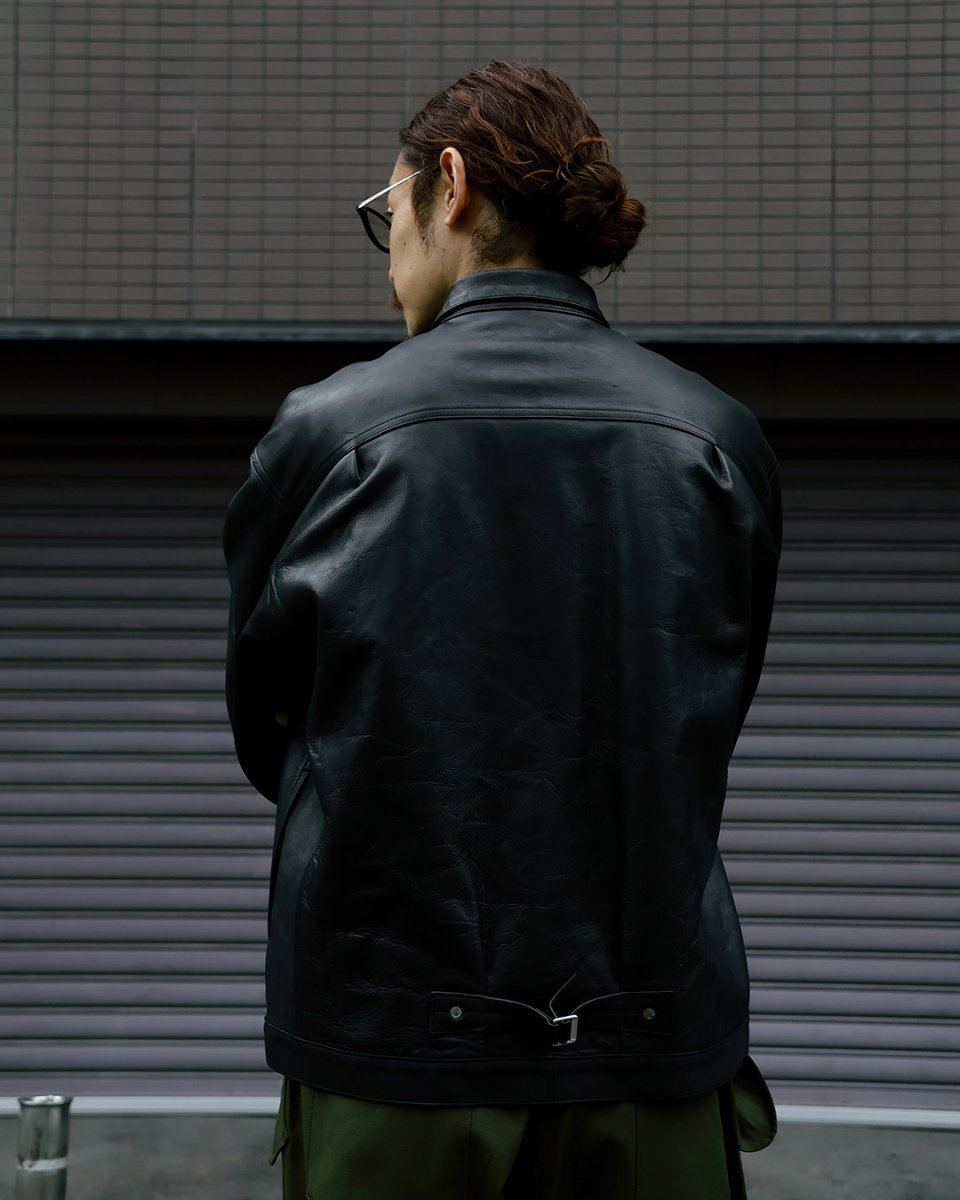 画像15: OLD JOE   PATINA HORSE-HIDE RIVETED JACKET (15)