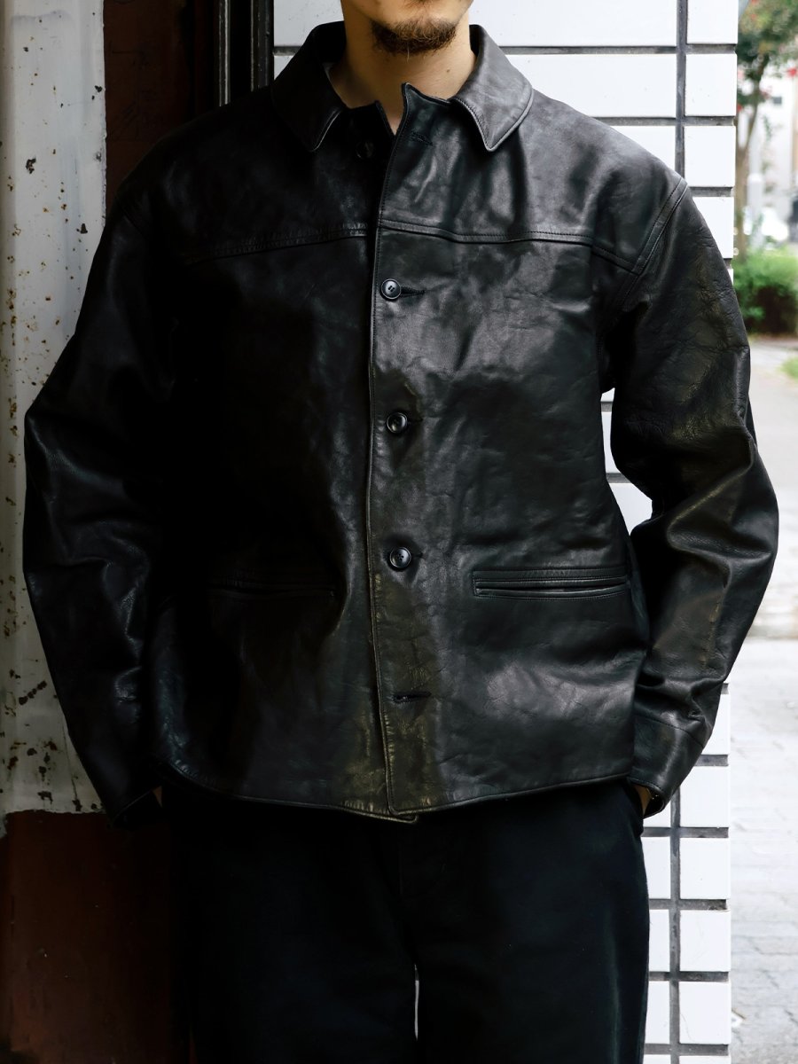 画像3: OLD JOE   PATINA HORSE-HIDE PINKERTON JACKET (3)