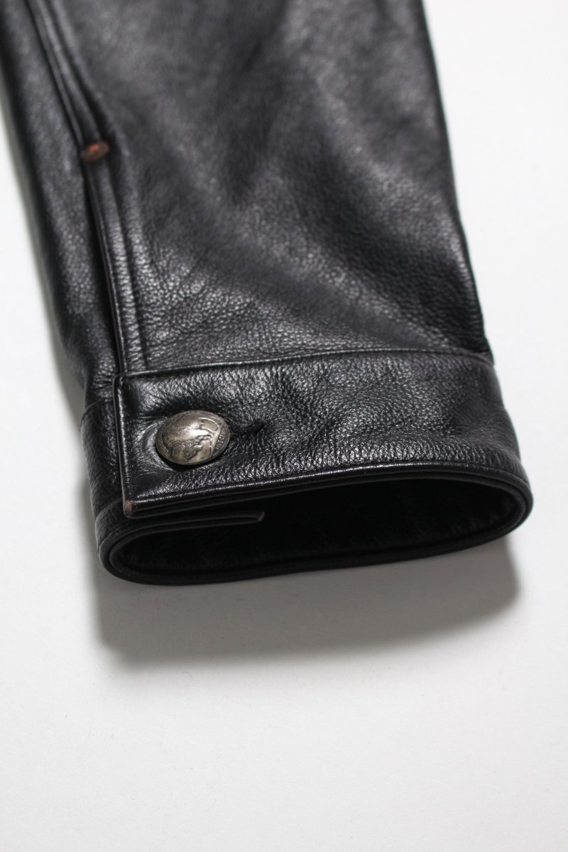 画像9: BOW WOW  LACE-UP LEATHER TRUCKER JACKET (9)