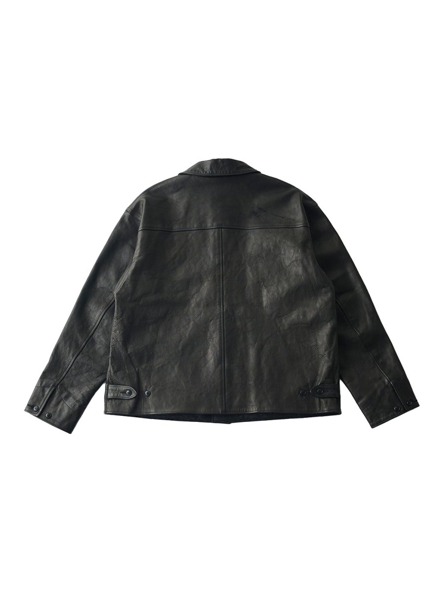 画像2: OLD JOE   PATINA HORSE-HIDE PINKERTON JACKET (2)
