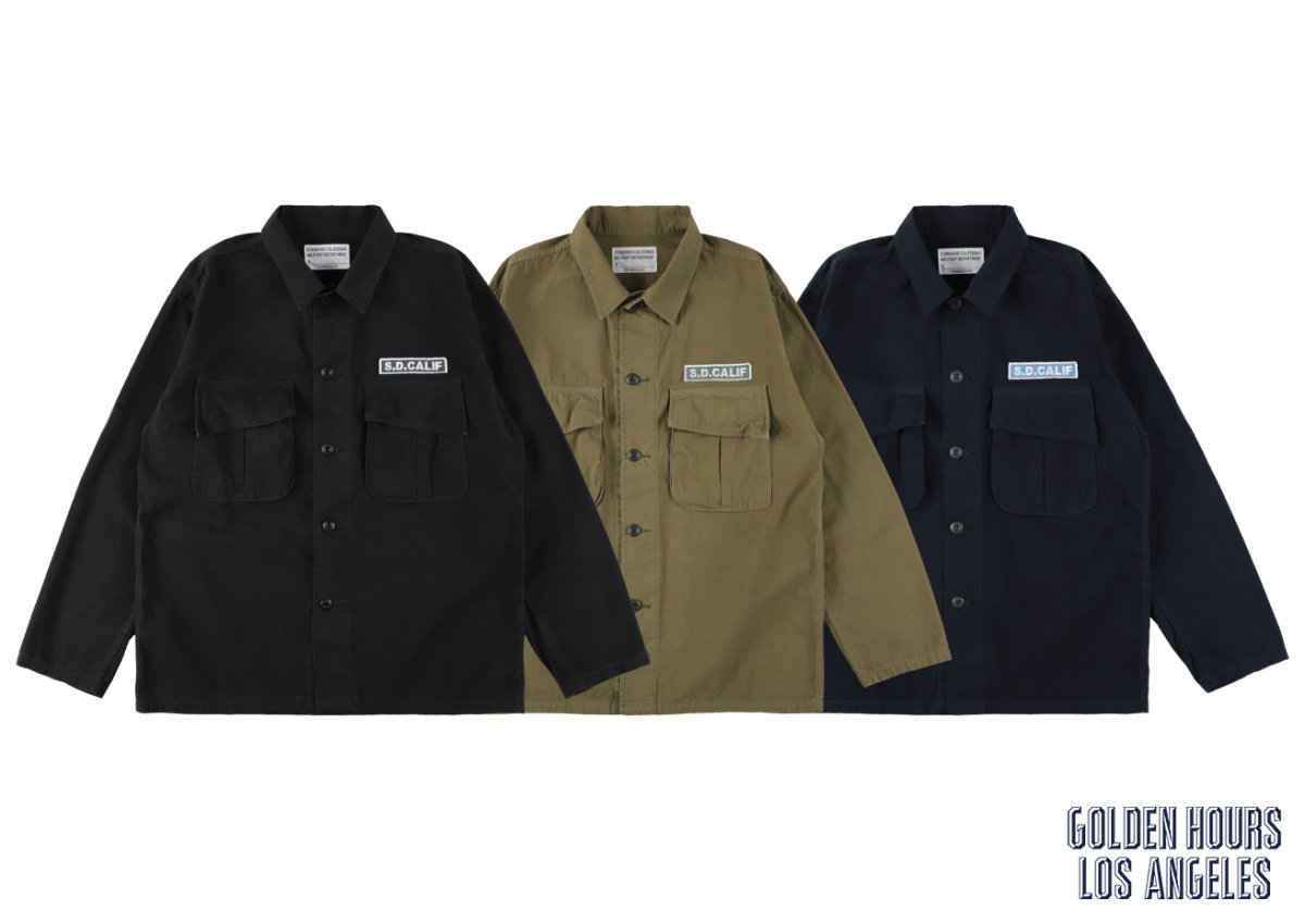画像1: STANDARD CALIFORNIA  SD Jungle Fatigue Shirt Vintage Wash (1)