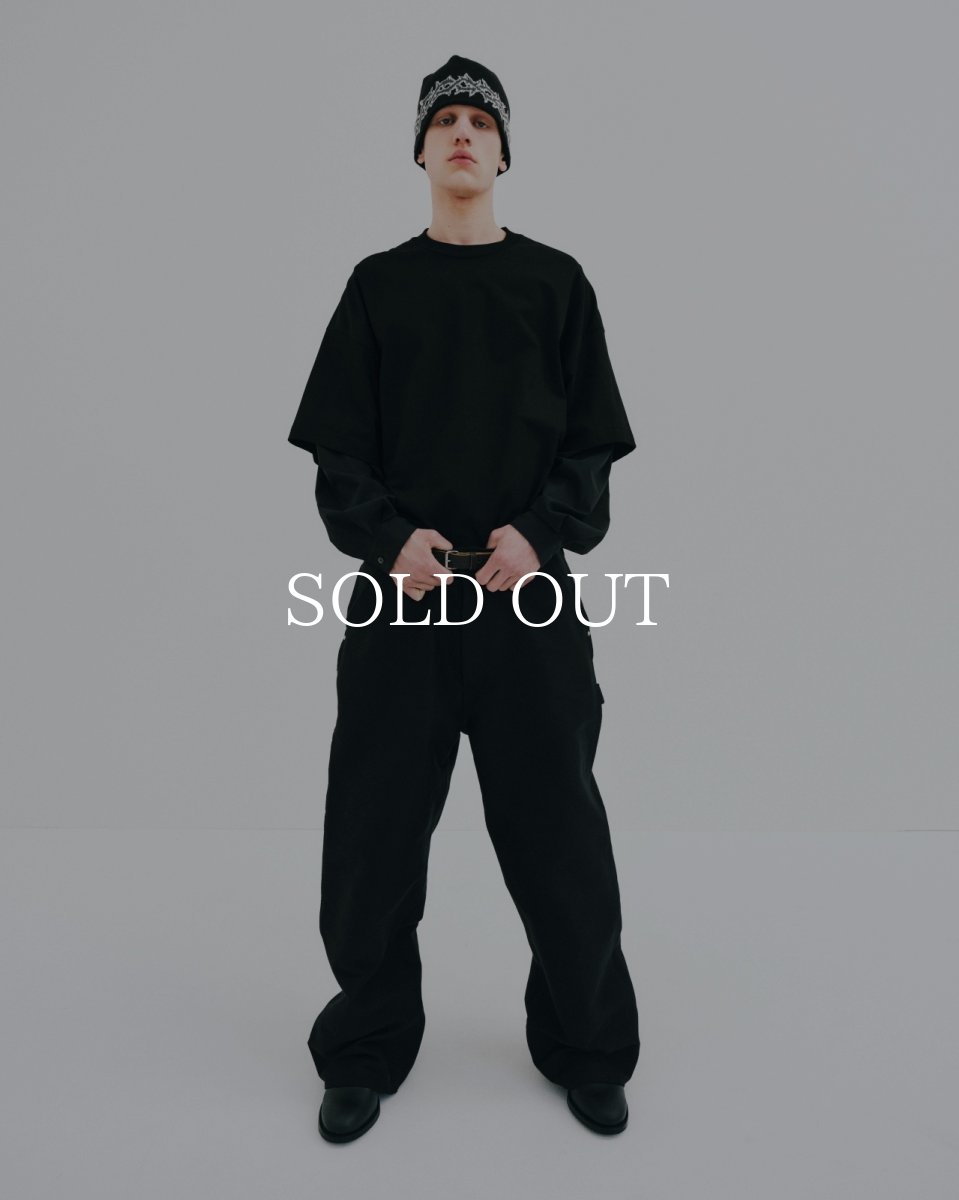 画像8: COOTIE PRODUCTIONS   Spanish Pima Layered Sleeve Boxy L/S Tee (8)