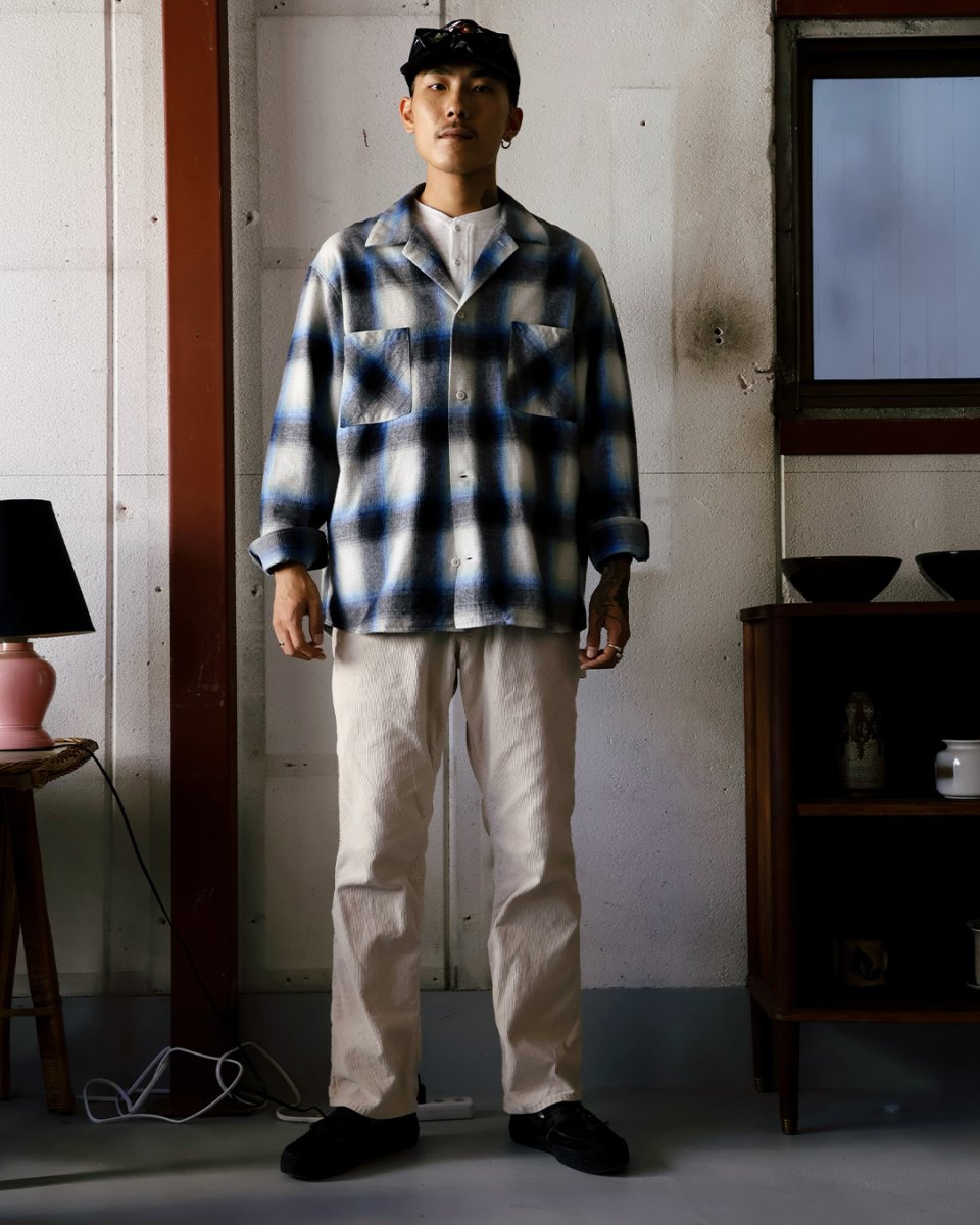 画像3: ROTTWEILER  R9 OMBRE CHECK SHIRT (3)