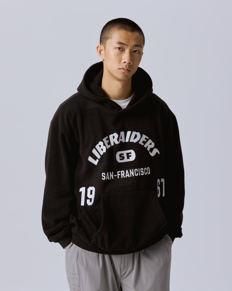 画像15: Liberaiders  EMBROIDERY FLEECE HOODIE (15)