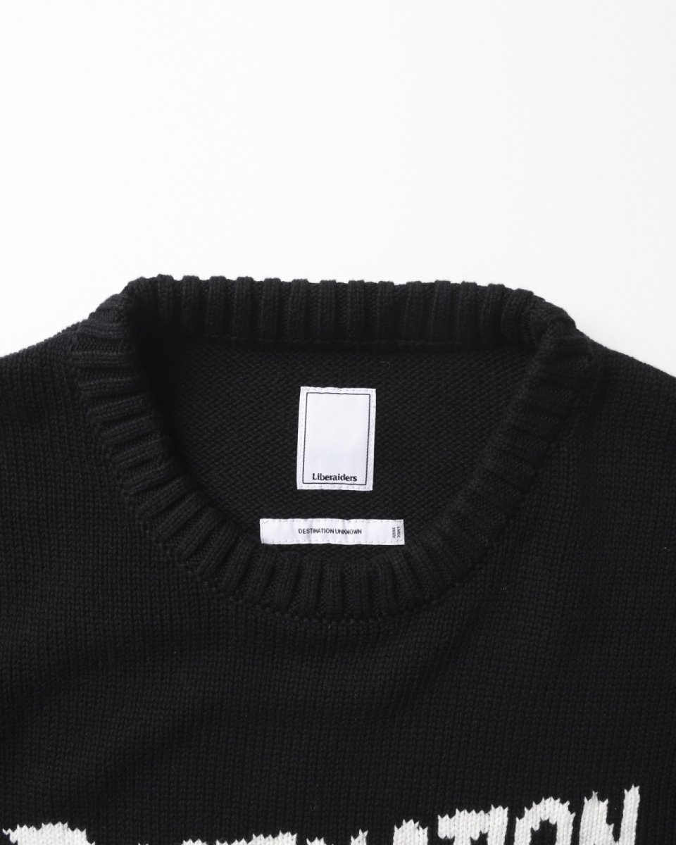 画像5: Liberaiders  THUNDER LOGO KNIT SWEATER (5)