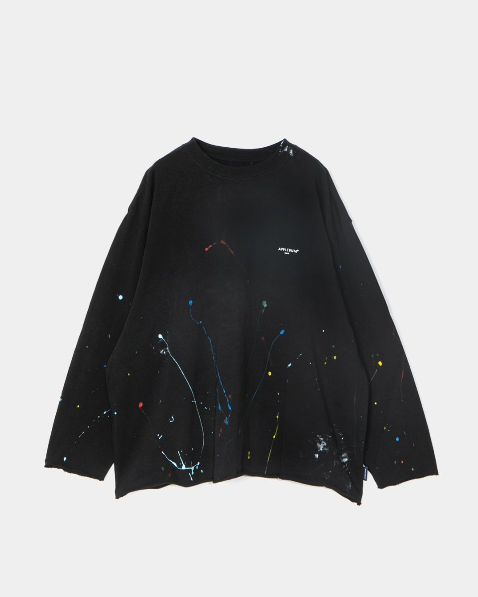 画像1: APPLEBUM   Paint Cut Off L/S T-shirt (1)