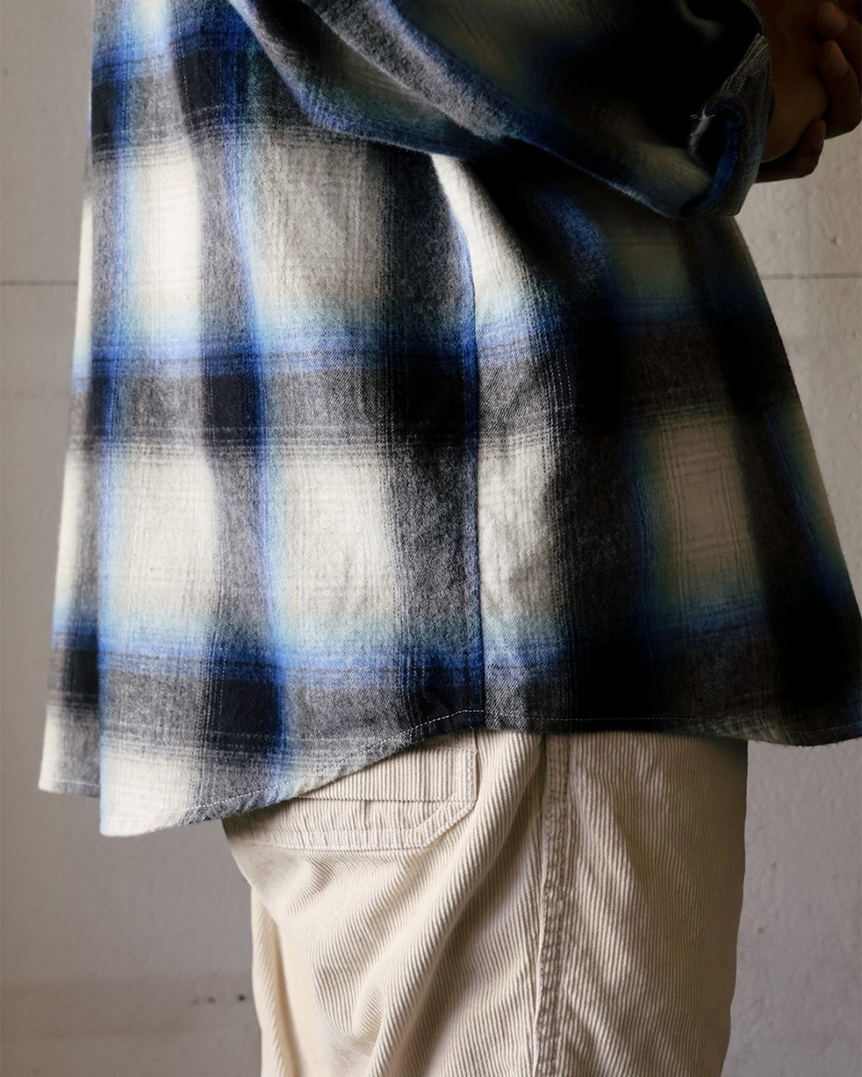 画像5: ROTTWEILER  R9 OMBRE CHECK SHIRT (5)