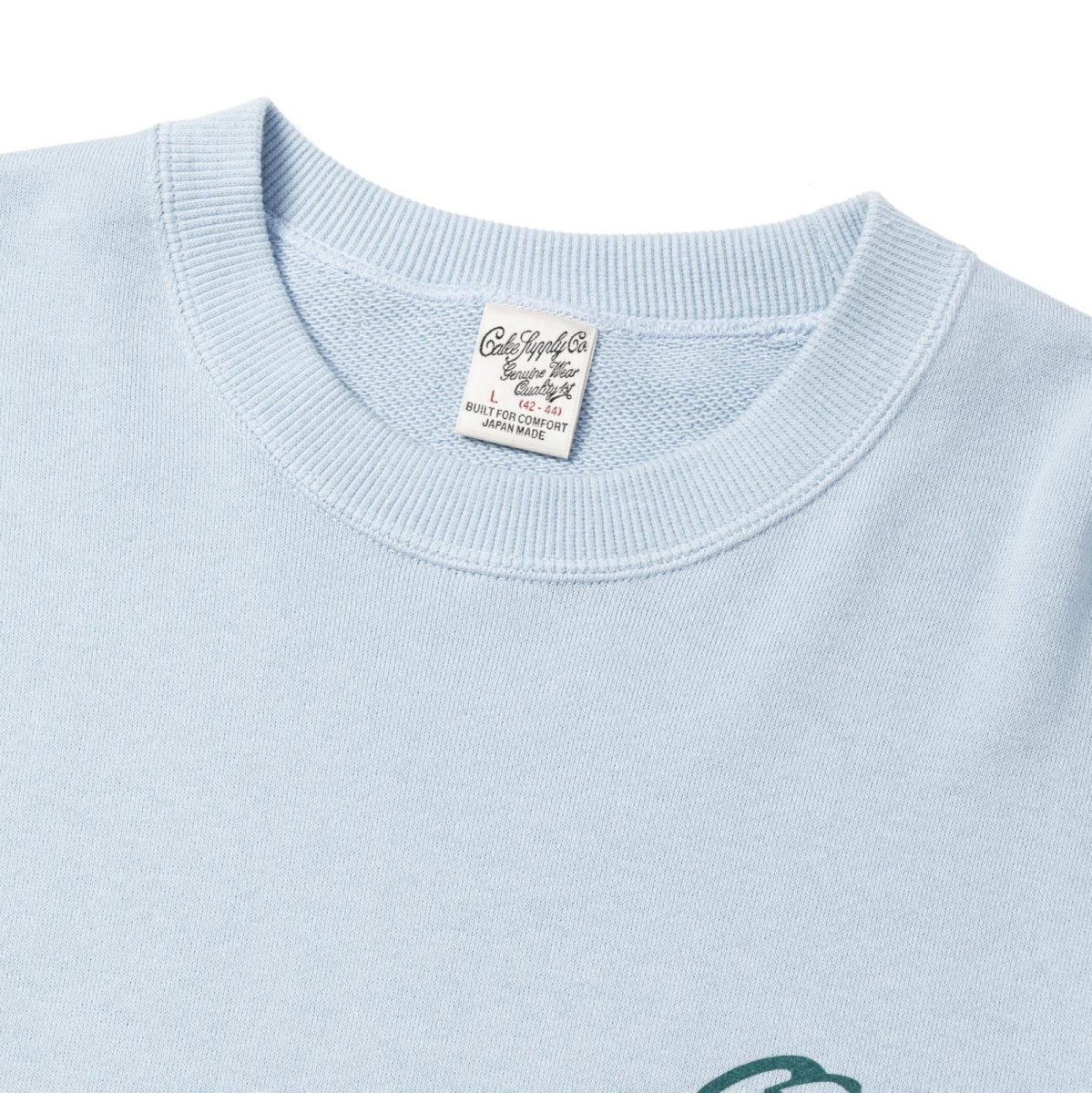 画像7: CALEE  EAGLE PINSTRIPING CREW NECK SW ＜NATURALLY PAINT DESIGN＞ (7)