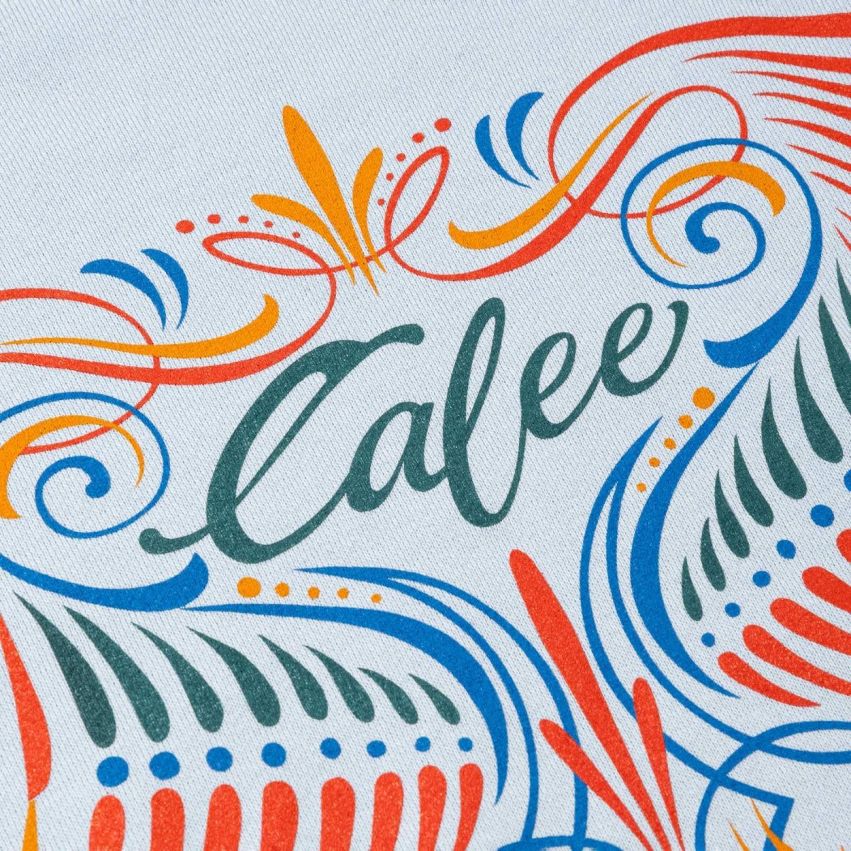 画像11: CALEE  EAGLE PINSTRIPING CREW NECK SW ＜NATURALLY PAINT DESIGN＞ (11)
