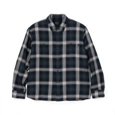 画像1: RATS   COTTON RAYON CHECK SHIRT (1)