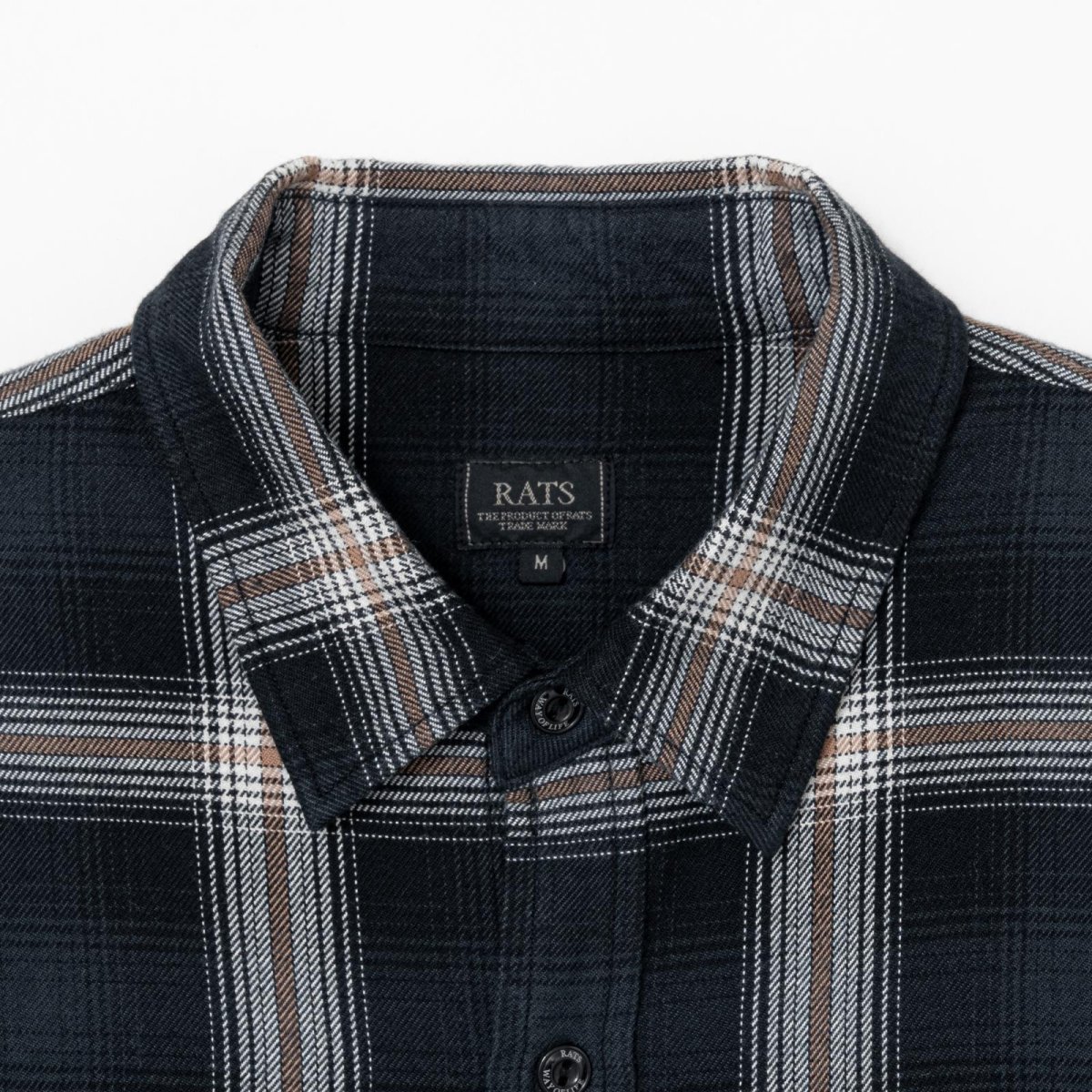 画像5: RATS   COTTON RAYON CHECK SHIRT (5)