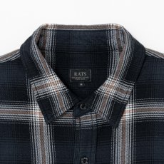 画像5: RATS   COTTON RAYON CHECK SHIRT (5)