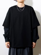 画像4: COOTIE PRODUCTIONS   Spanish Pima Layered Sleeve Boxy L/S Tee (4)