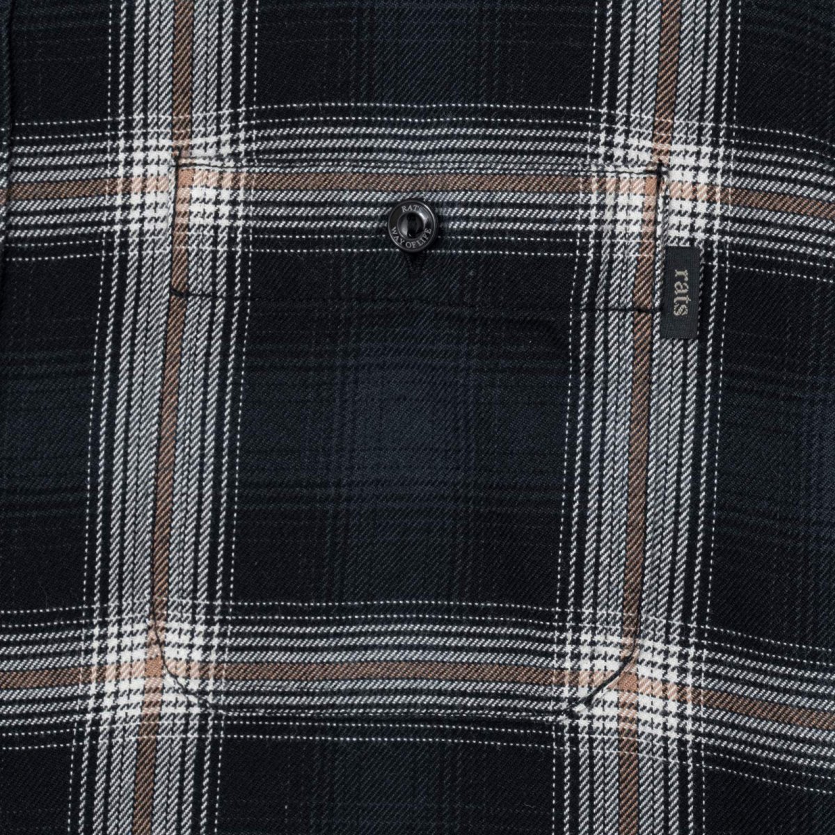 画像6: RATS   COTTON RAYON CHECK SHIRT (6)