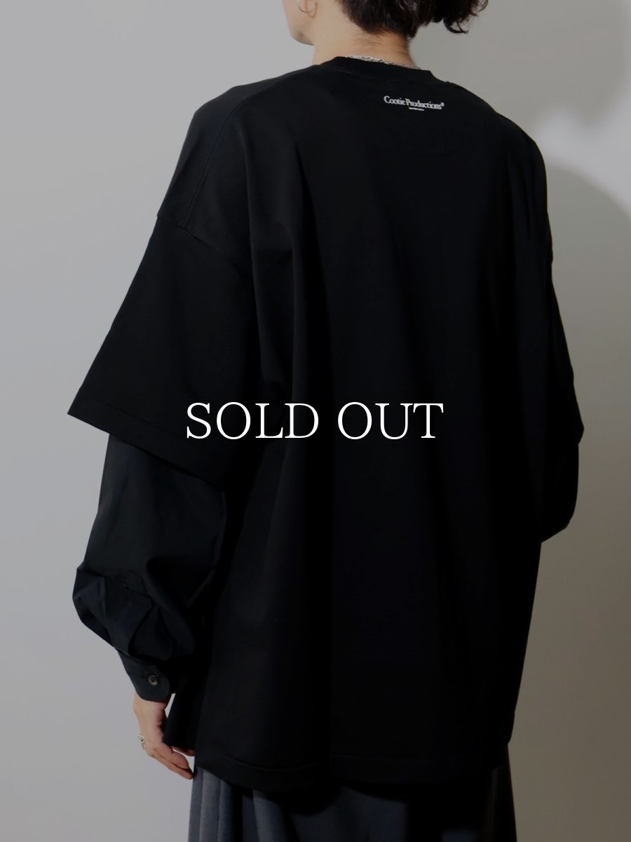 画像5: COOTIE PRODUCTIONS   Spanish Pima Layered Sleeve Boxy L/S Tee (5)