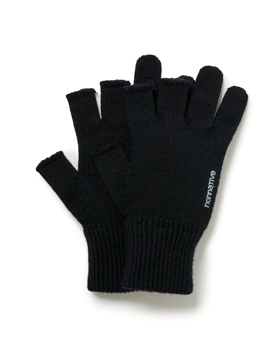 画像1: nonnative  HIKER FINGERLESS GLOVES WOOL YARN (1)