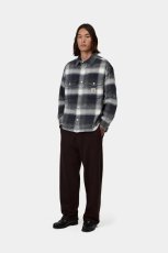 画像5: CARHARTT WIP  L/S Esterson Shirt - Esterson Check, Dark Navy (5)