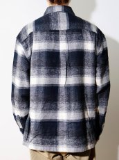 画像4: CARHARTT WIP  L/S Esterson Shirt - Esterson Check, Dark Navy (4)