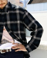 画像4: RATS   COTTON RAYON CHECK SHIRT (4)