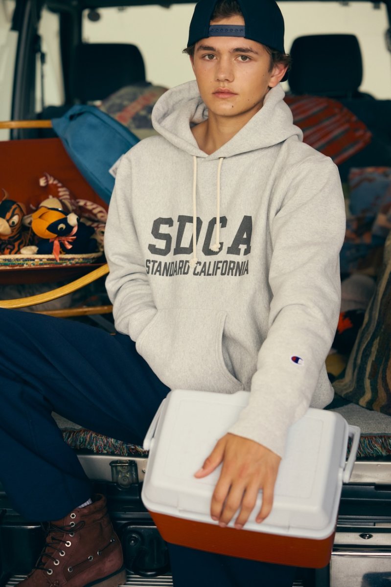 画像15: STANDARD CALIFORNIA  Champion For SD Exclusive R.W Hood Sweat (15)