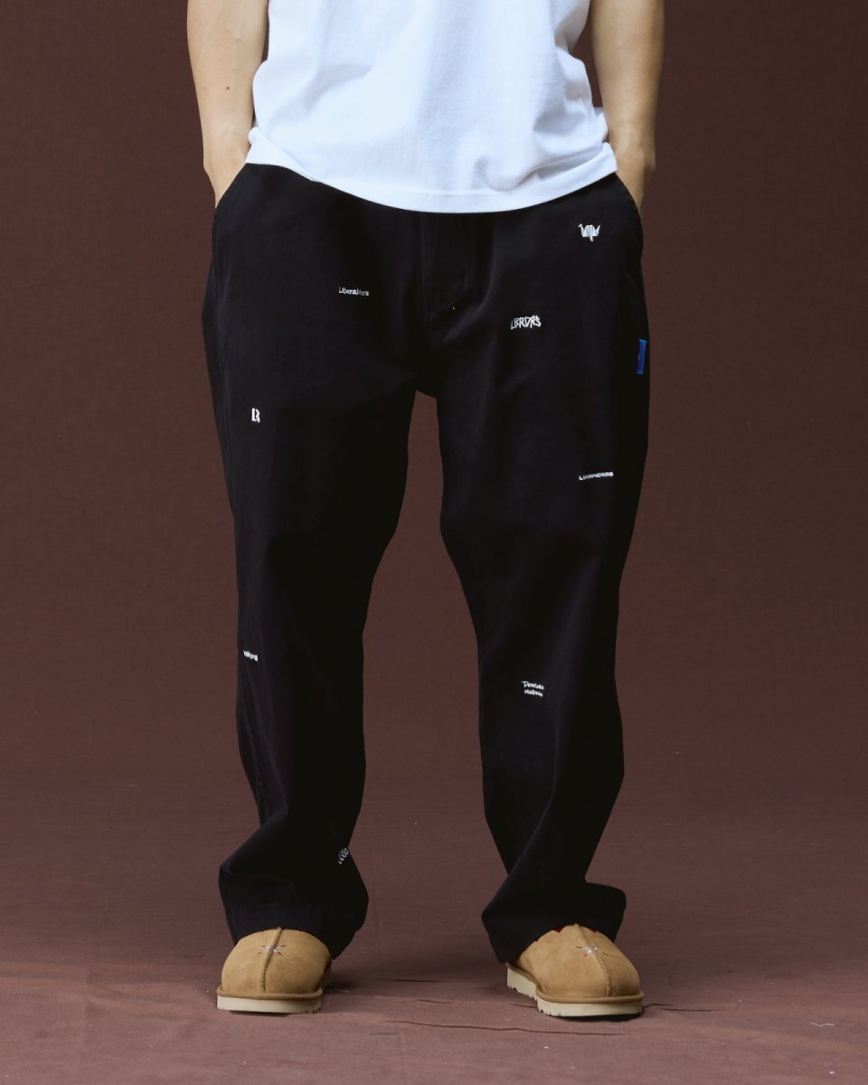 画像15: Liberaiders  MULTI EMBROIDERY CHINO TROUSERS (15)