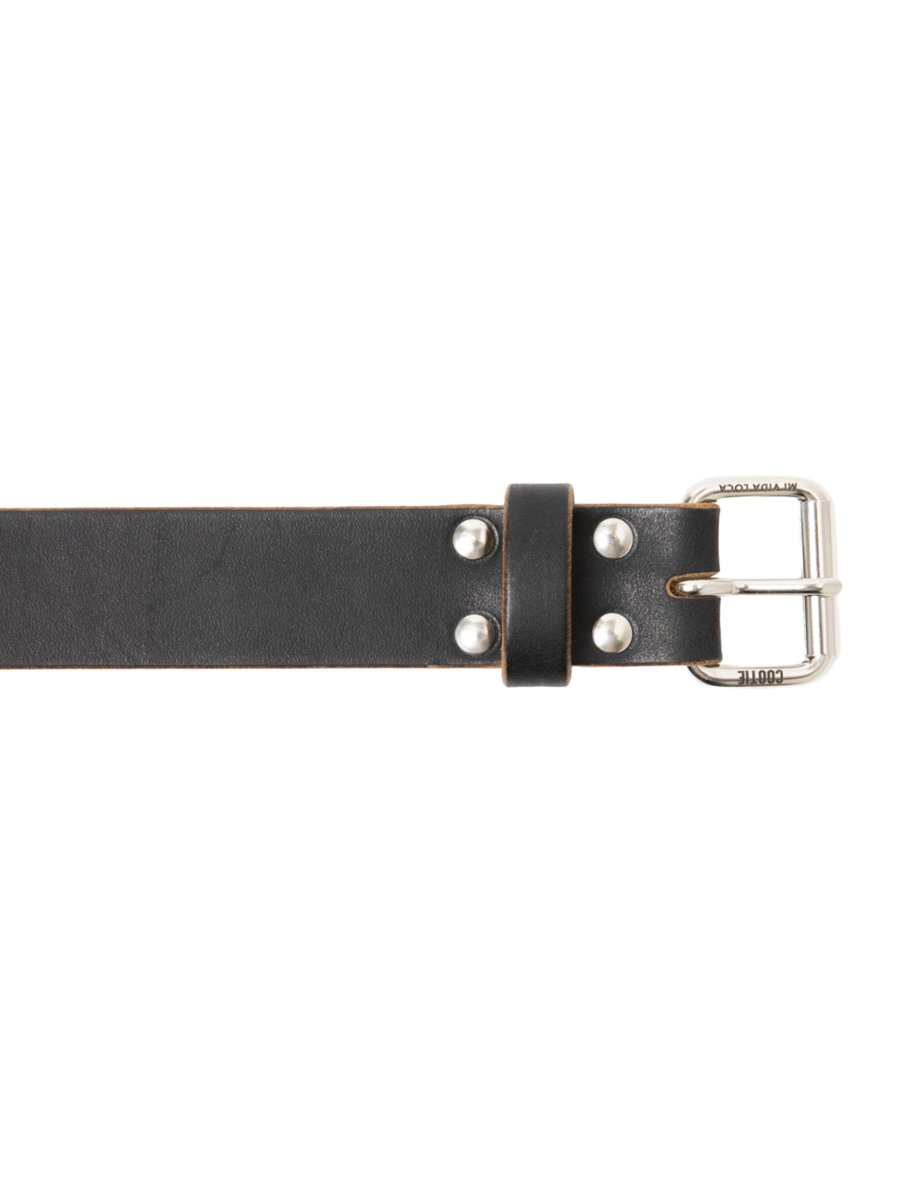画像3: COOTIE PRODUCTIONS   Tea-Core Leather Narrow Belt (3)