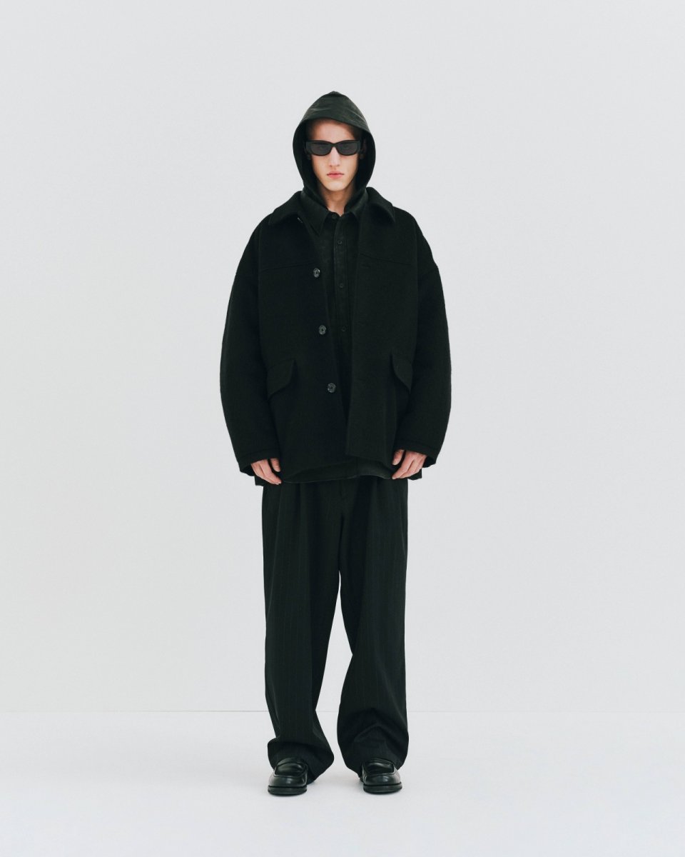 画像4: COOTIE PRODUCTIONS   Wool Gabardine 2 Tuck Easy Trousers (4)