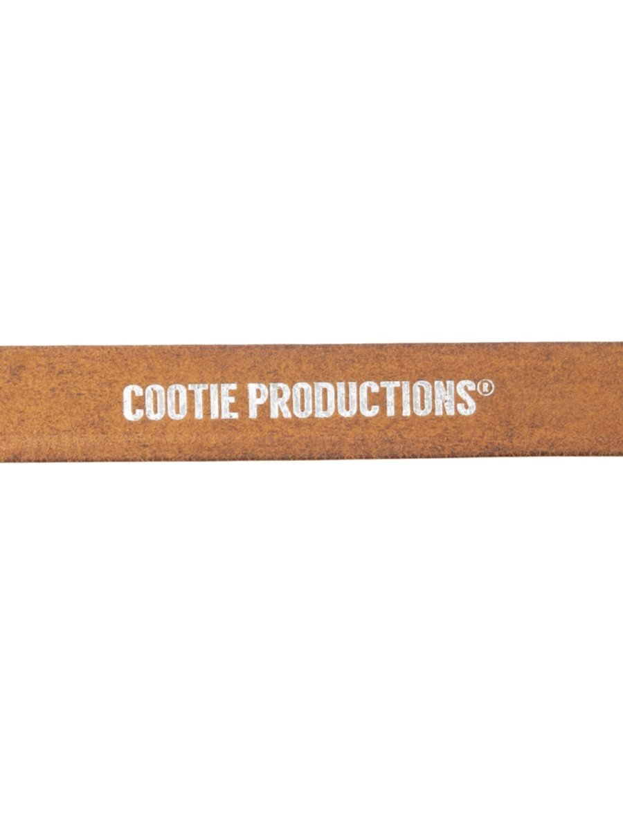 画像5: COOTIE PRODUCTIONS   Tea-Core Leather Narrow Belt (5)