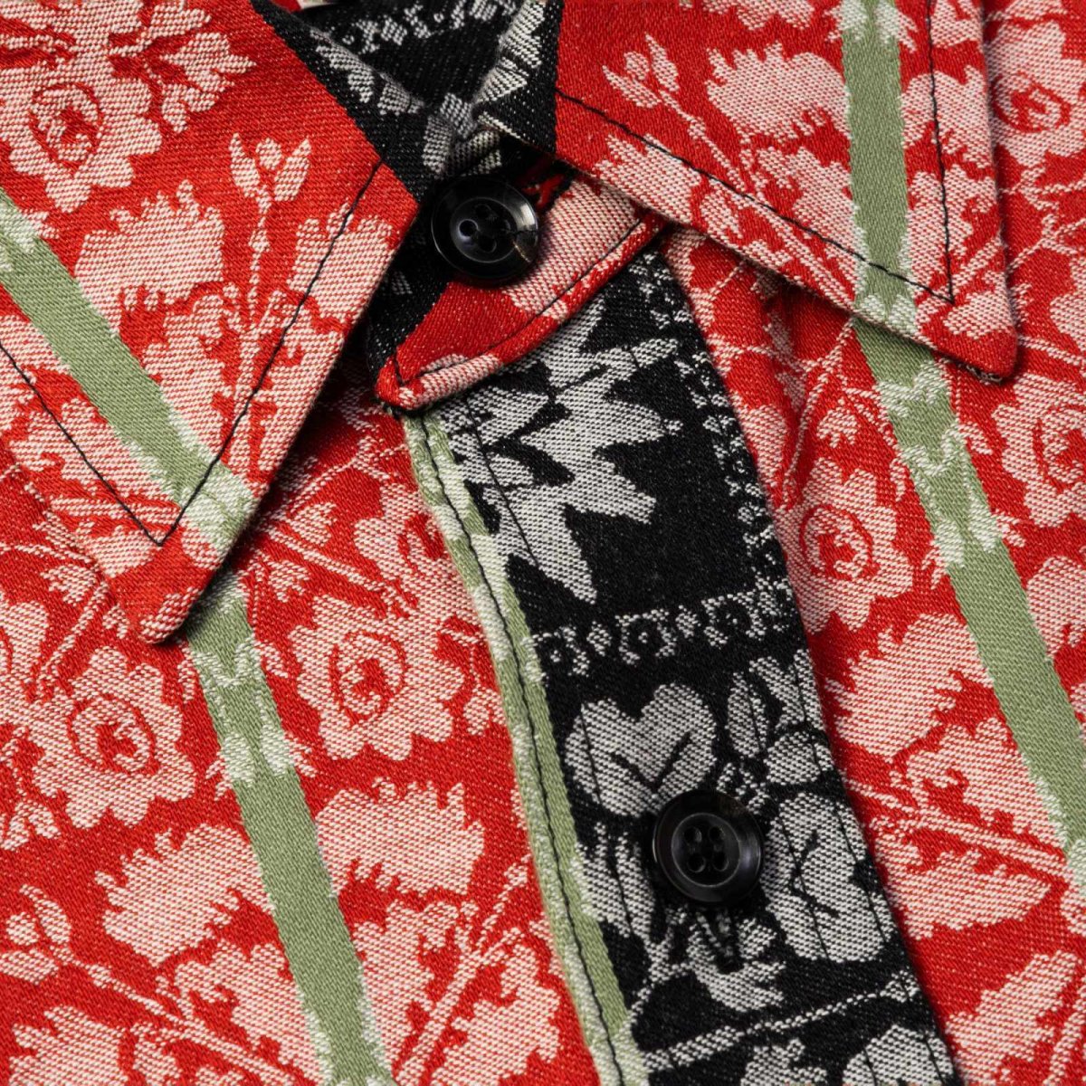 画像6: CALEE  JACQUARD L/S SH (6)