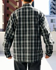 画像3: nonnative  Rafu × nonnative WORKER SHIRT JACKET COTTON TWILL OMBRE CHECK (3)