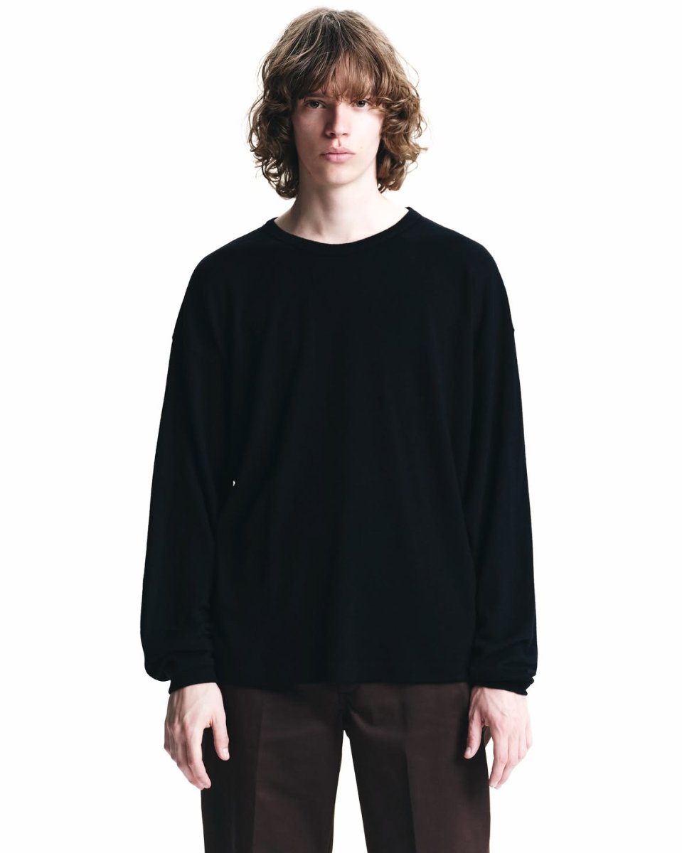 画像5: MINEDENIM  EF.Wool Interlock Crewneck L/S Pullover (5)