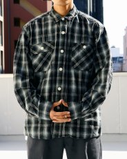 画像2: nonnative  Rafu × nonnative WORKER SHIRT JACKET COTTON TWILL OMBRE CHECK (2)