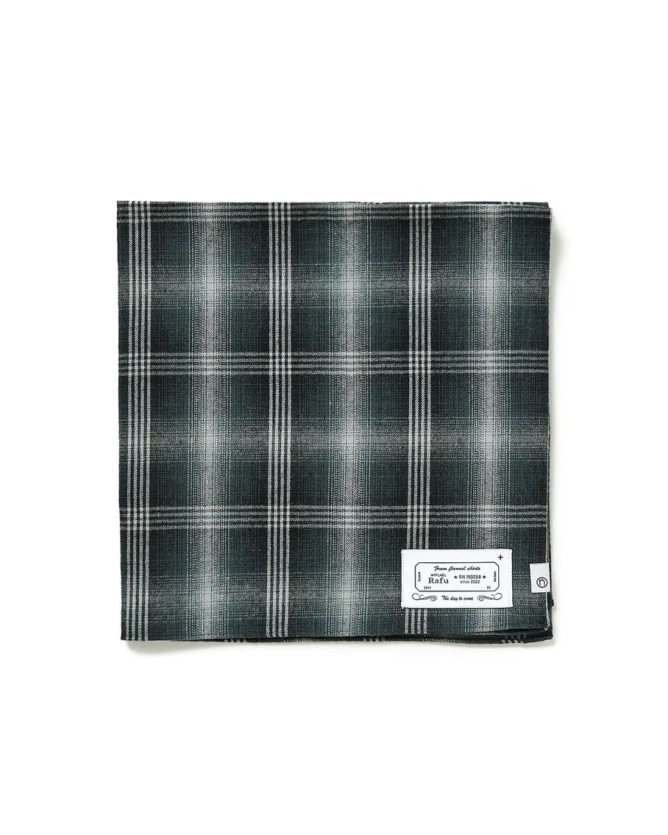 画像2: nonnative  Rafu × nonnative RANCHER BANDANA COTTON TWILL OMBRE CHECK (2)