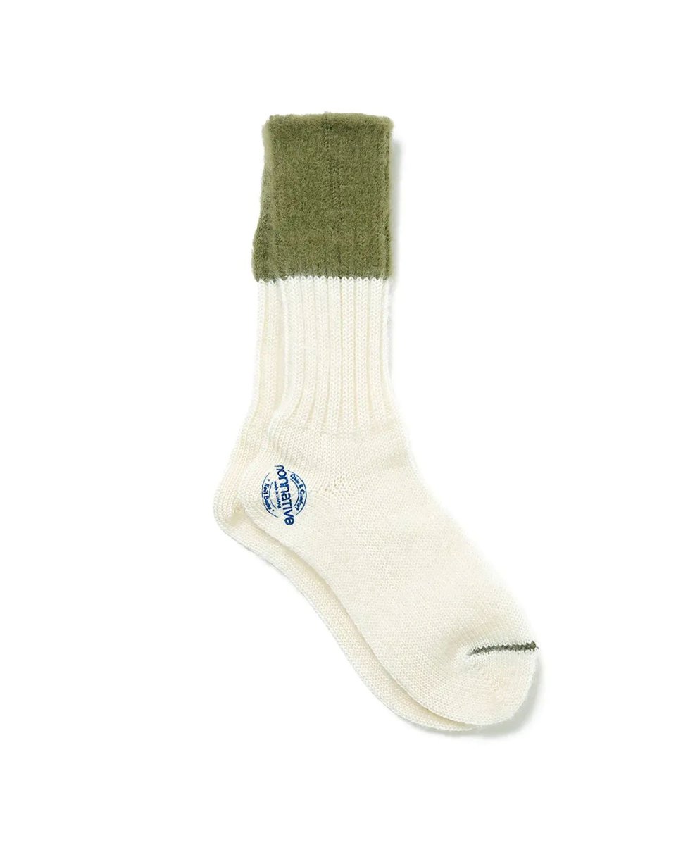 画像1: nonnative  HIKER SOCKS HI WOOL NYLON YARN (1)