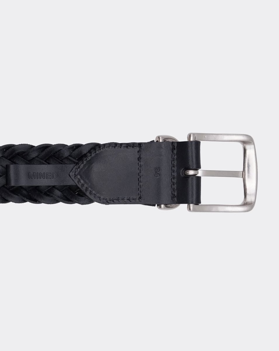 画像5: MINEDENIM  Leather Semi Wide Mesh Belt Mesh Belt (5)