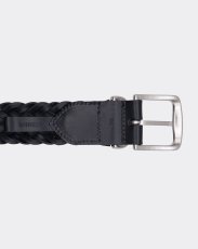 画像5: MINEDENIM  Leather Semi Wide Mesh Belt Mesh Belt (5)