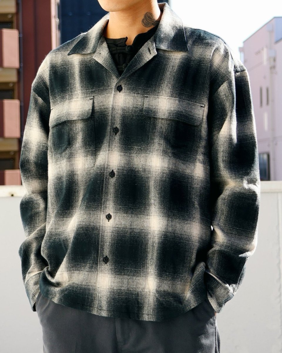 画像4: RADIALL  SHORE - OPEN COLLARED SHIRT L/S (4)