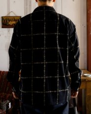 画像4: exodus brand  有刺鉄線 OPEN COLLAR L/S SHIRT (4)