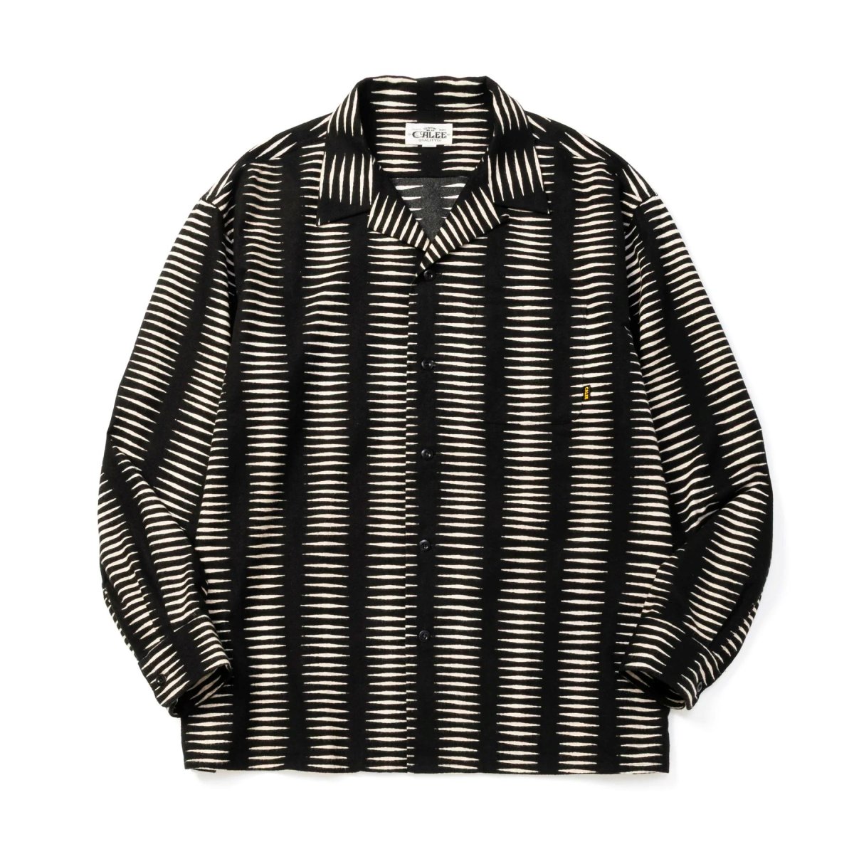 画像1: CALEE  NATIVE PRINT NEL SHIRT (1)