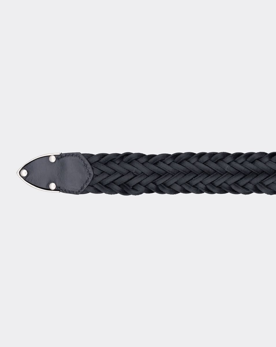 画像7: MINEDENIM  Leather Semi Wide Mesh Belt Mesh Belt (7)