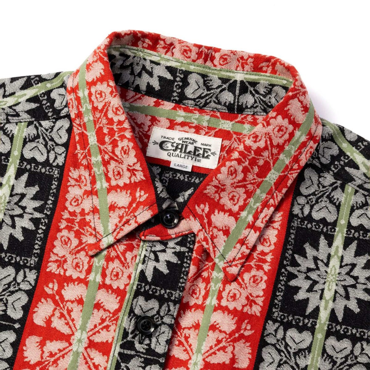 画像5: CALEE  JACQUARD L/S SH (5)