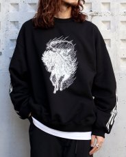 画像3: ANTIDOTE BUYERS CLUB   ASIC Crewneck Sweat Shirt (Reaper) (3)