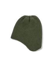 画像1: nonnative  HIKER EAR FLAP BEANIE WOOL YARN (1)