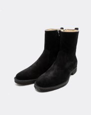 画像1: MINEDENIM  Suede Side Zip Boots (1)