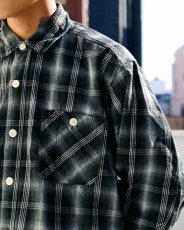 画像4: nonnative  Rafu × nonnative WORKER SHIRT JACKET COTTON TWILL OMBRE CHECK (4)