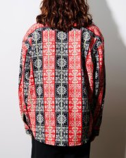 画像4: CALEE  JACQUARD L/S SH (4)