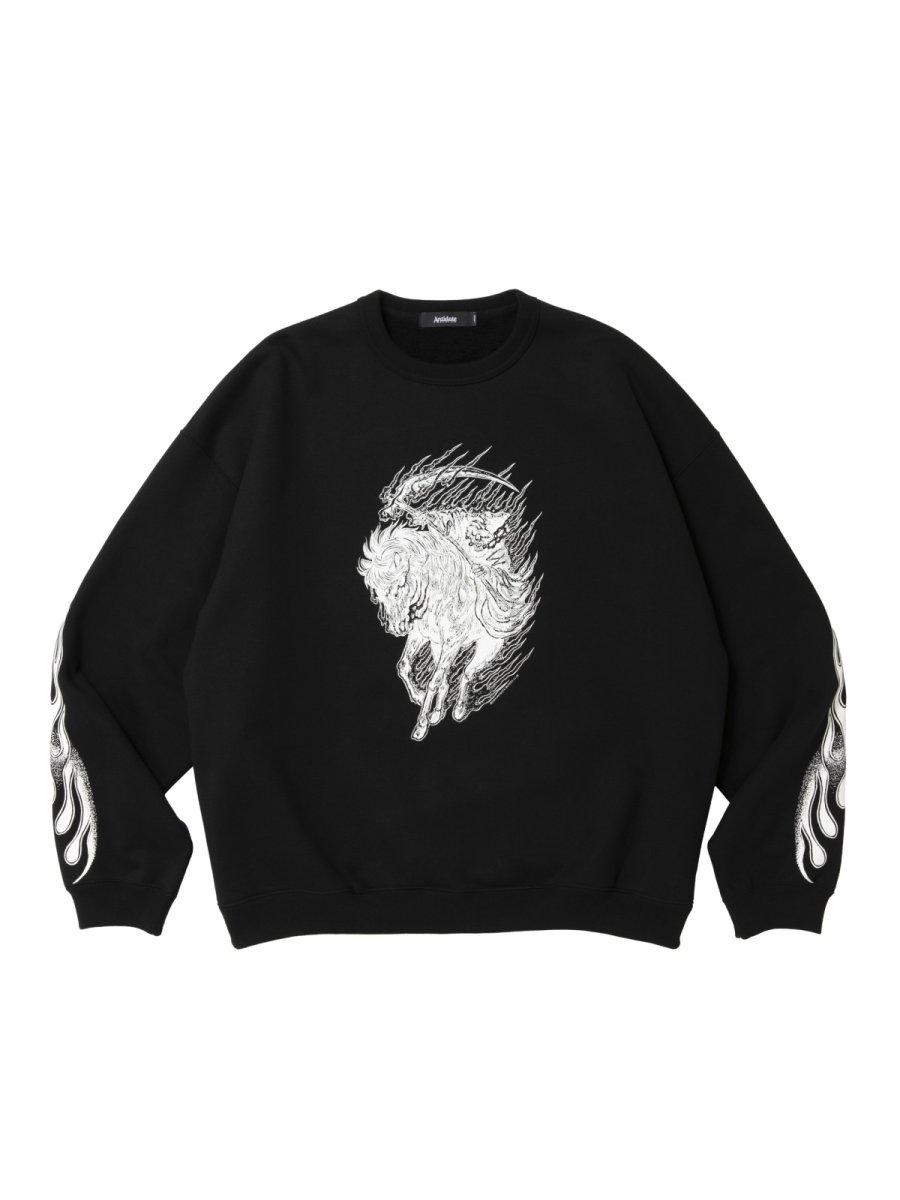 画像1: ANTIDOTE BUYERS CLUB   ASIC Crewneck Sweat Shirt (Reaper) (1)