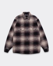 画像9: MINEDENIM  Heavy Cotton Flannel Ombre Work Shirt (9)